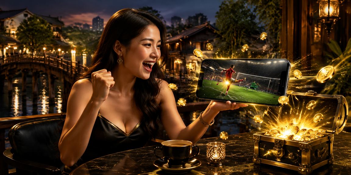 Người dùng tại Hà Nội cài đặt ứng dụng cá cược thể thao trên điện thoại bên ly cà phê